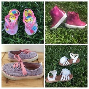 Lot of toddler girls shoes size 8